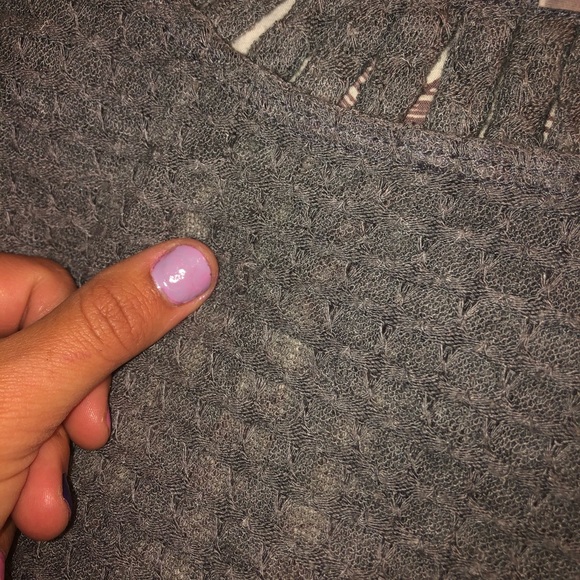 Grey sheer cotton tank top - Picture 4 of 5